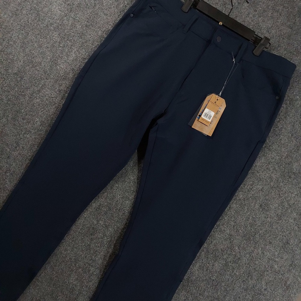 NEW Tailor Vintage Pants Mens 38x30 Navy Performance Tech Canaan Slim Stretch